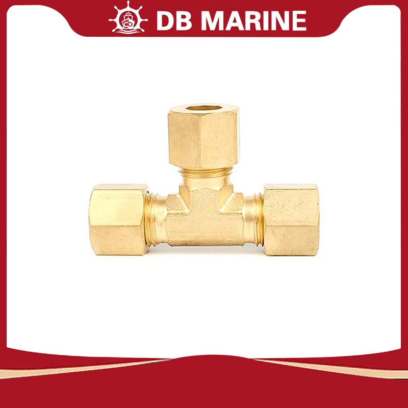 IMPA 734061-68 BRASS FLARELESS UNION TEES